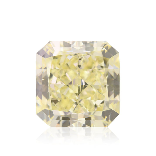 3.04 Carat Fancy Light Yellow Radiant Diamond VS1 GIA