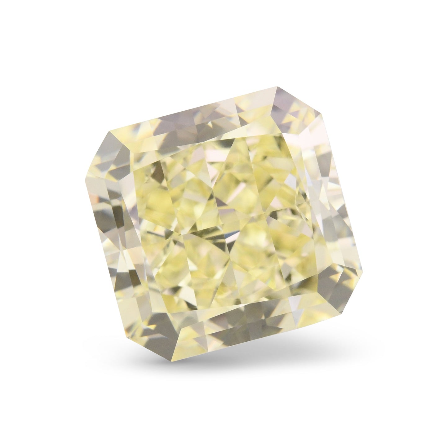 3.04 Carat Fancy Light Yellow Radiant Diamond VS1 GIA