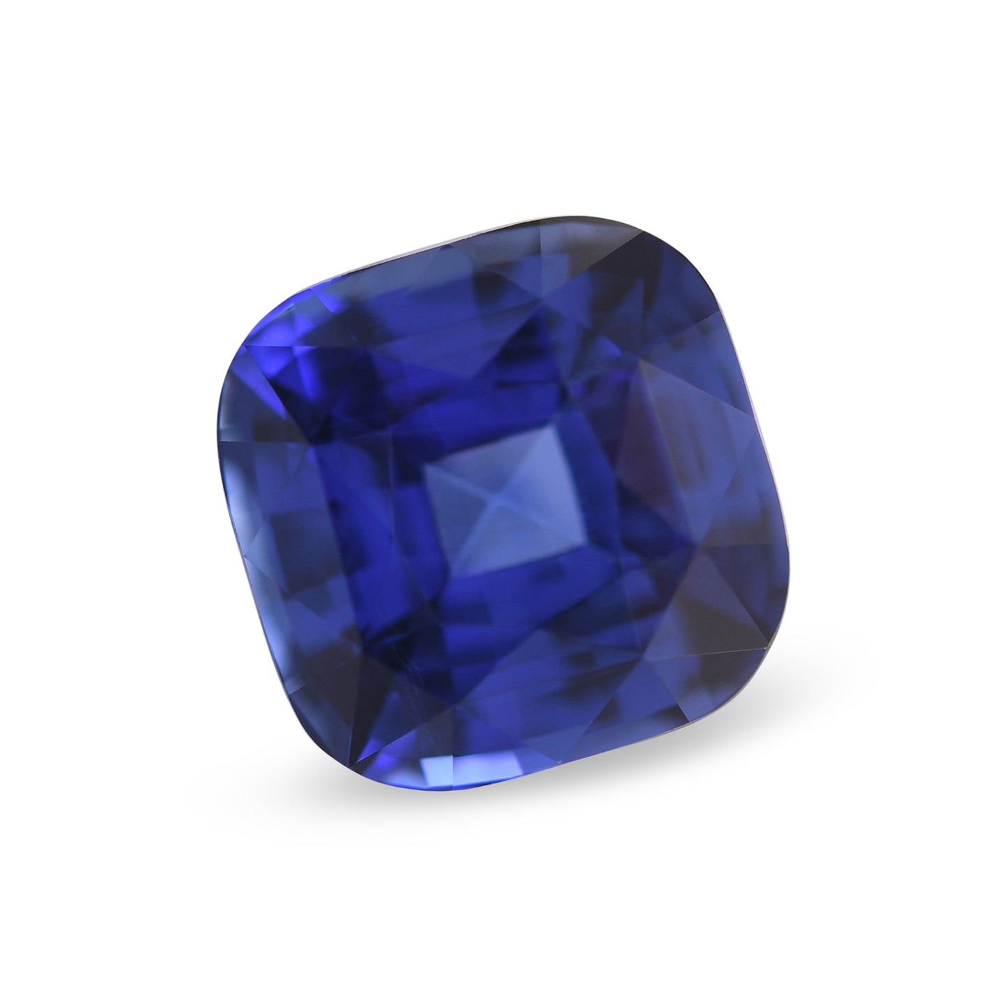 3,04 Karat blauer Madagaskar-Kissen-Saphir CD