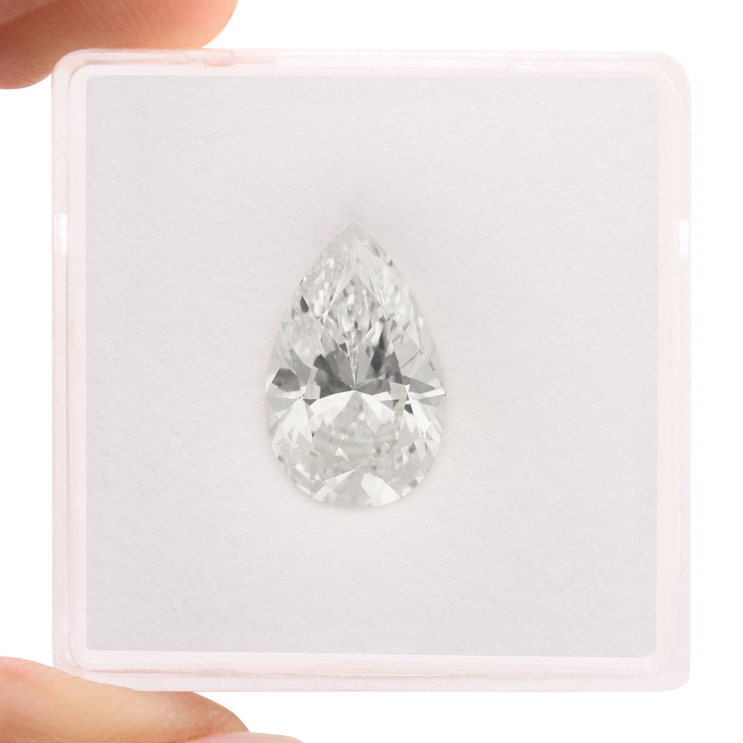 3,05 Karat Diamant in der Farbe D, Birnenform, VS2 GIA