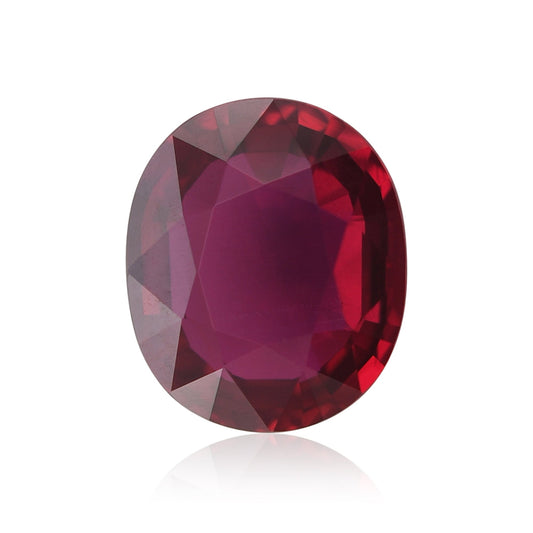 3,05 Karat roter ovaler Rubin aus Mosambik, AGL