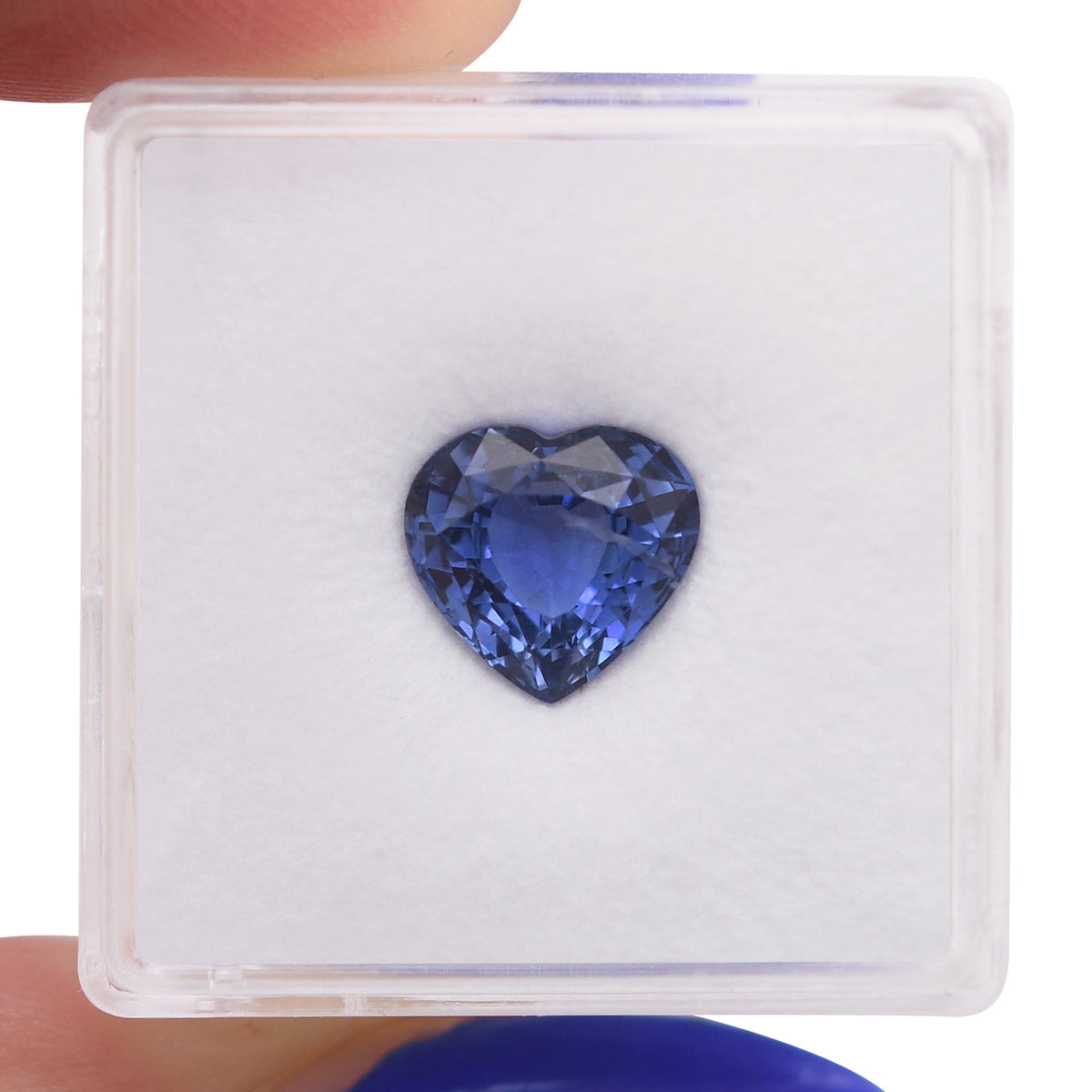 Herzförmiger Saphir | 3,05 ct | Blau | GIA | Ref. 722681