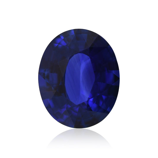 3,07 Karat blauer ovaler Saphir aus Sri Lanka (CD)