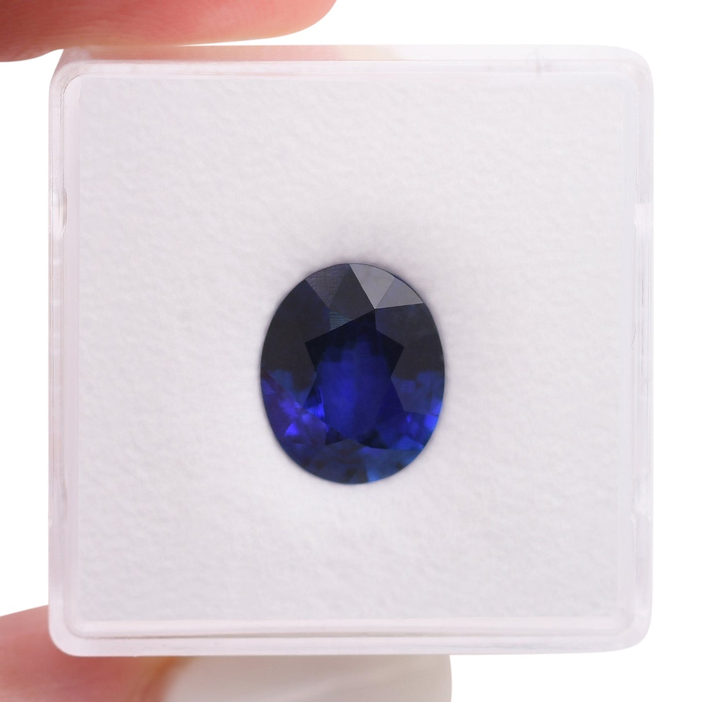 3,07 Karat blauer ovaler Saphir aus Sri Lanka (CD)