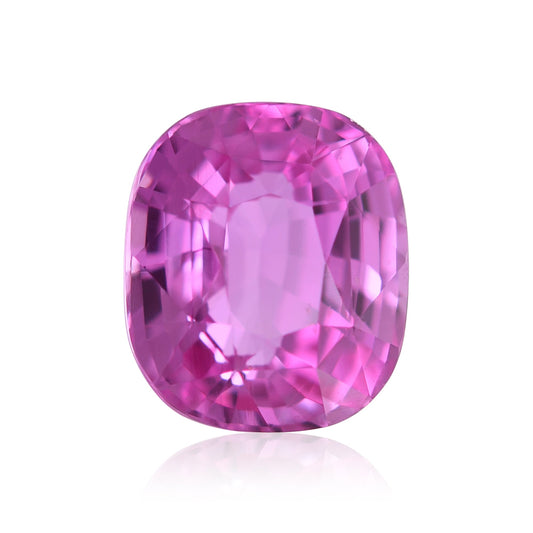 3,07 Karat rosafarbener MADAGASCAR Kissen-Saphir GIA