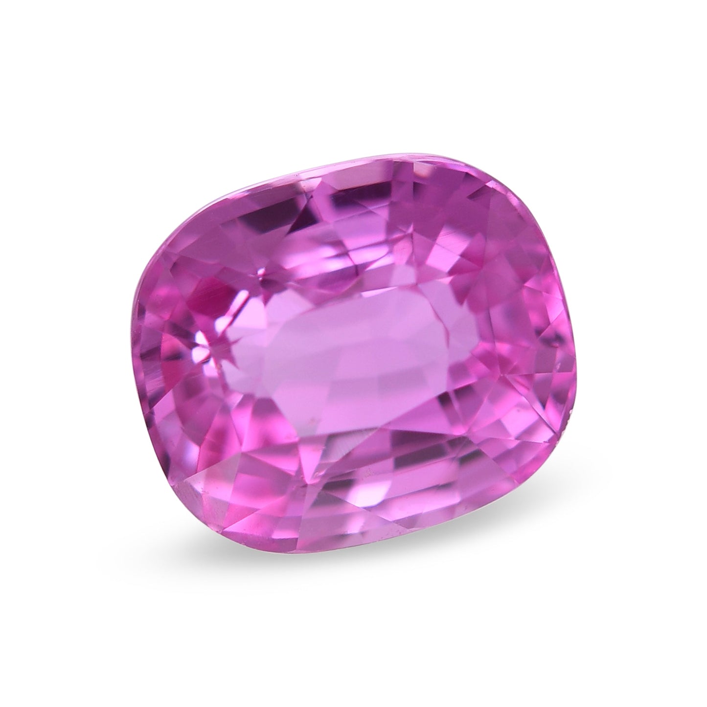 3,07 Karat rosafarbener MADAGASCAR Kissen-Saphir GIA