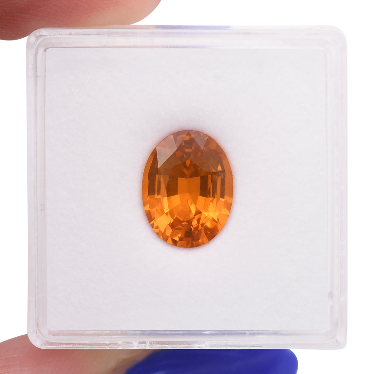 Ovaler Saphir | 3,07 ct | Orange | GIA | Ref. 721167