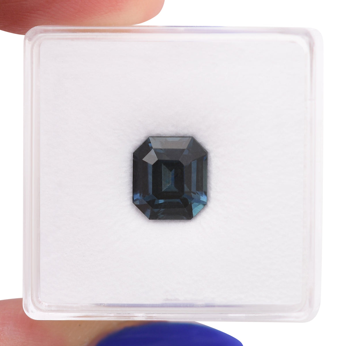 Smaragd-Saphir | 3,08 ct | Blau | CD | Ref. 721065