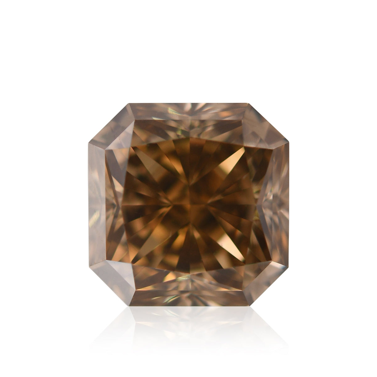 Radiant Diamond | 3.1 ct | Fancy Yellow Brown | VS1 | GIA | Ref 722459