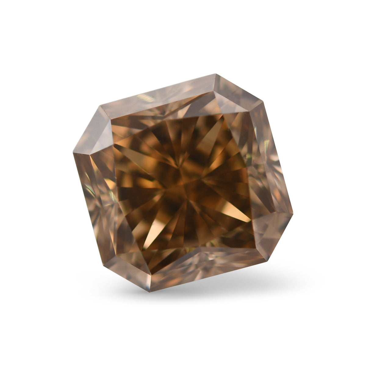 Radiant Diamond | 3.1 ct | Fancy Yellow Brown | VS1 | GIA | Ref 722459