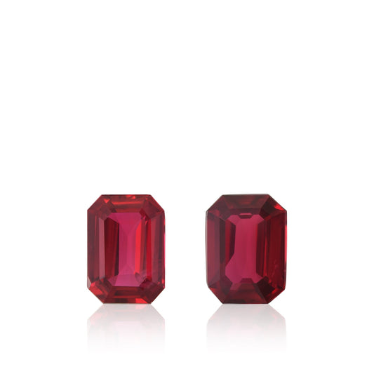 3,10 Karat roter Mosambik-Smaragd-Rubin, GIA