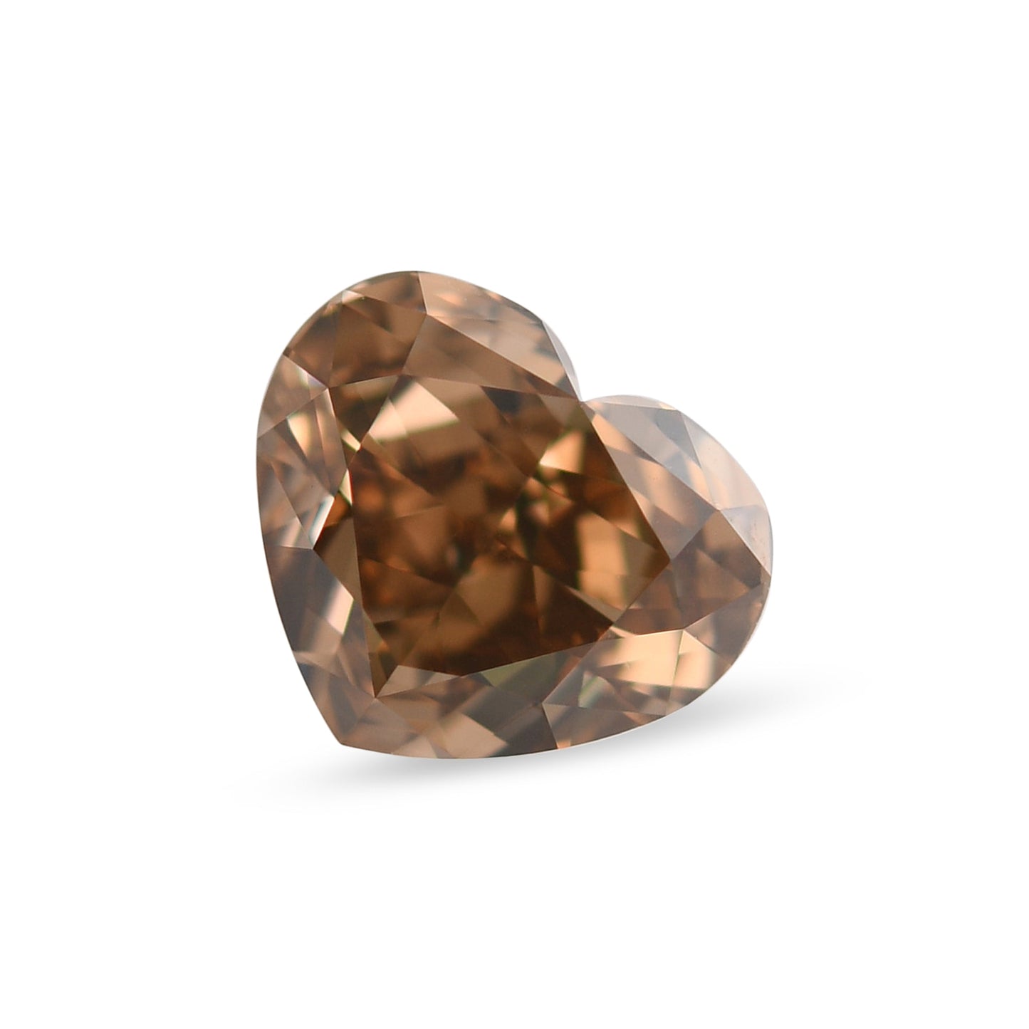 3,13 Karat Fancy Dark Orange Brown Heart Diamond SI1 GIA
