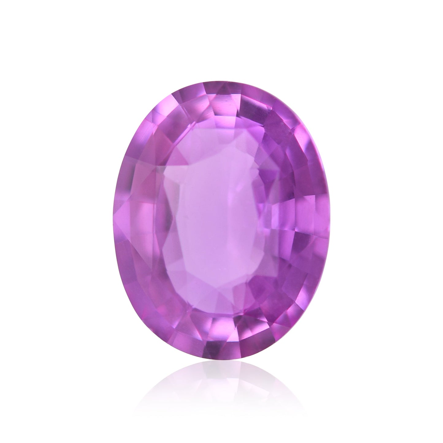 3.13 Carat Pink MADAGASCAR Oval Sapphire GIA
