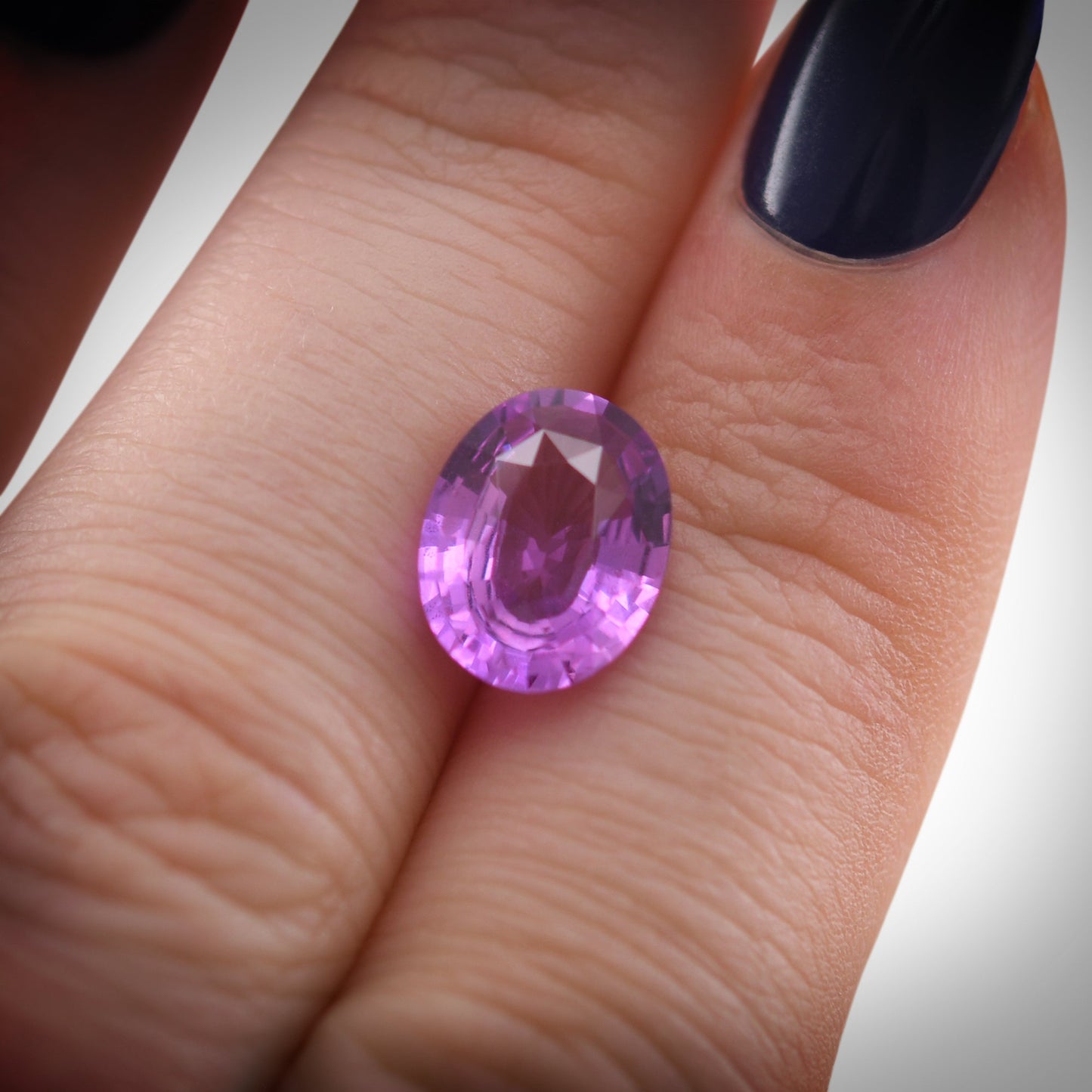 3.13 Carat Pink MADAGASCAR Oval Sapphire GIA