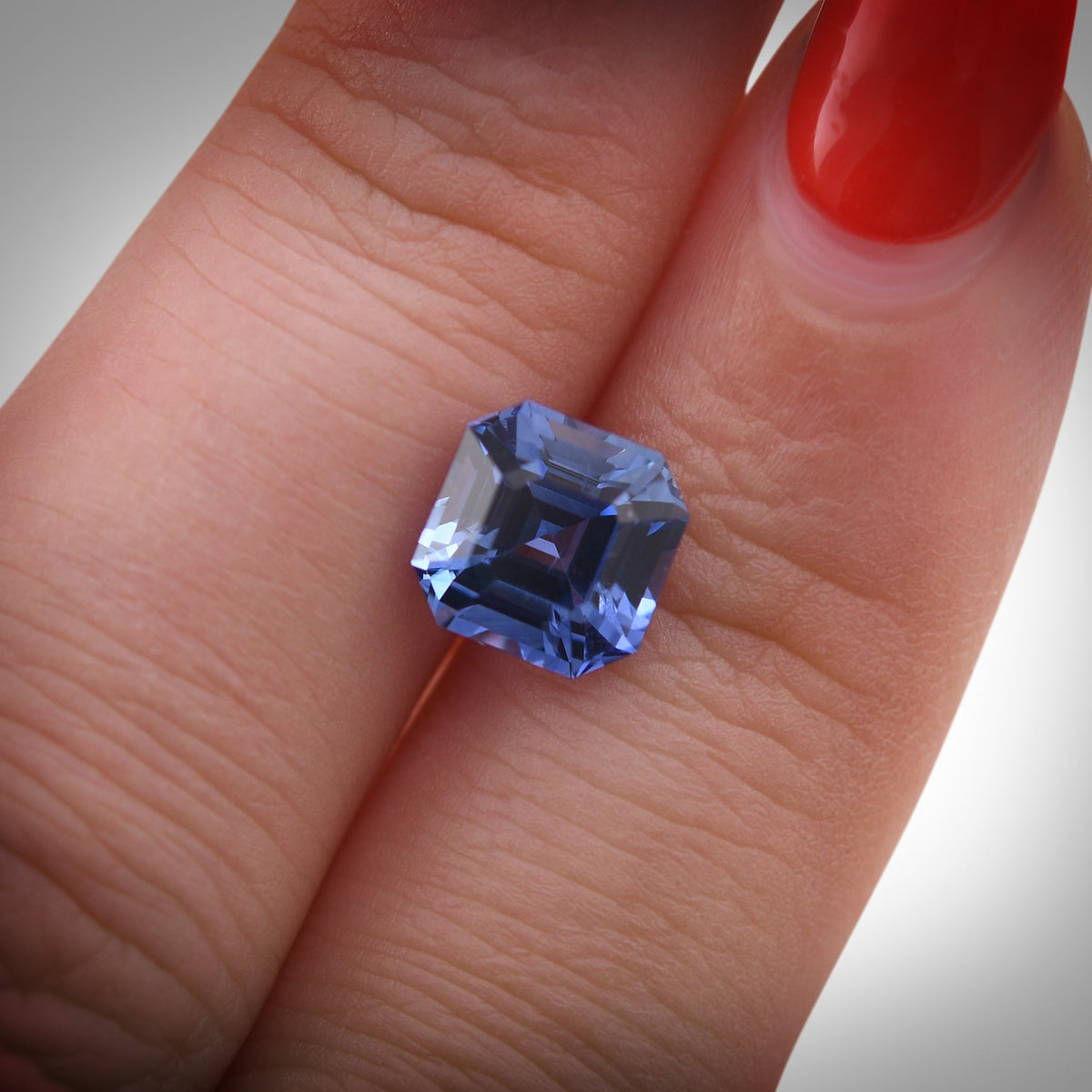 Smaragd-Saphir | 3,14 ct | Blau | CD | Ref. 719421