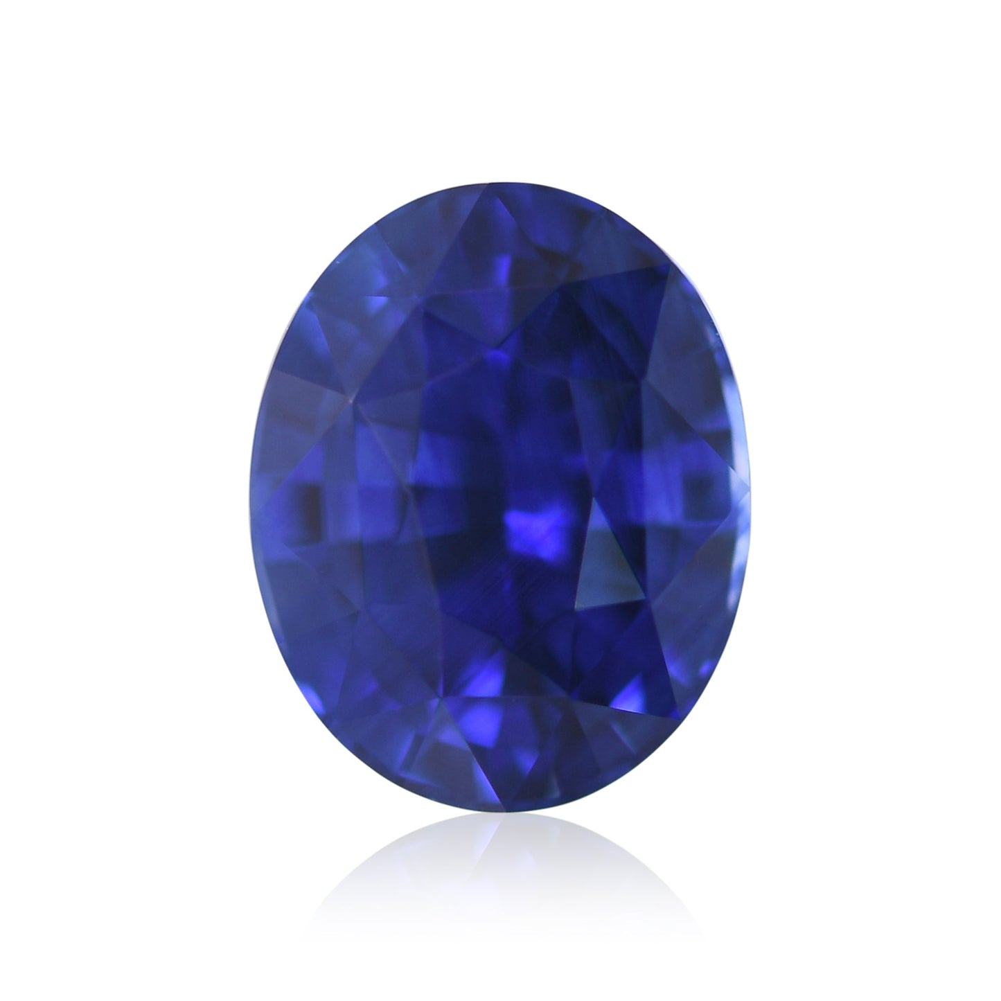 3,20 Karat blauer ovaler Saphir aus Sri Lanka (CD)