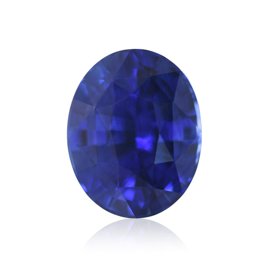 3,20 Karat blauer ovaler Saphir aus Sri Lanka (CD)