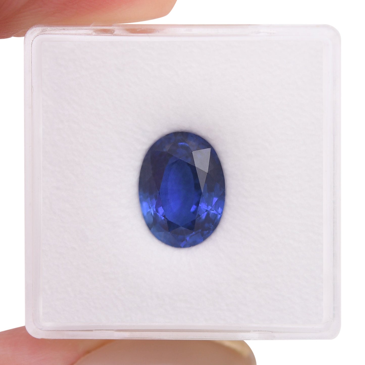 3,32 Karat blauer ovaler Saphir aus Sri Lanka (CD)