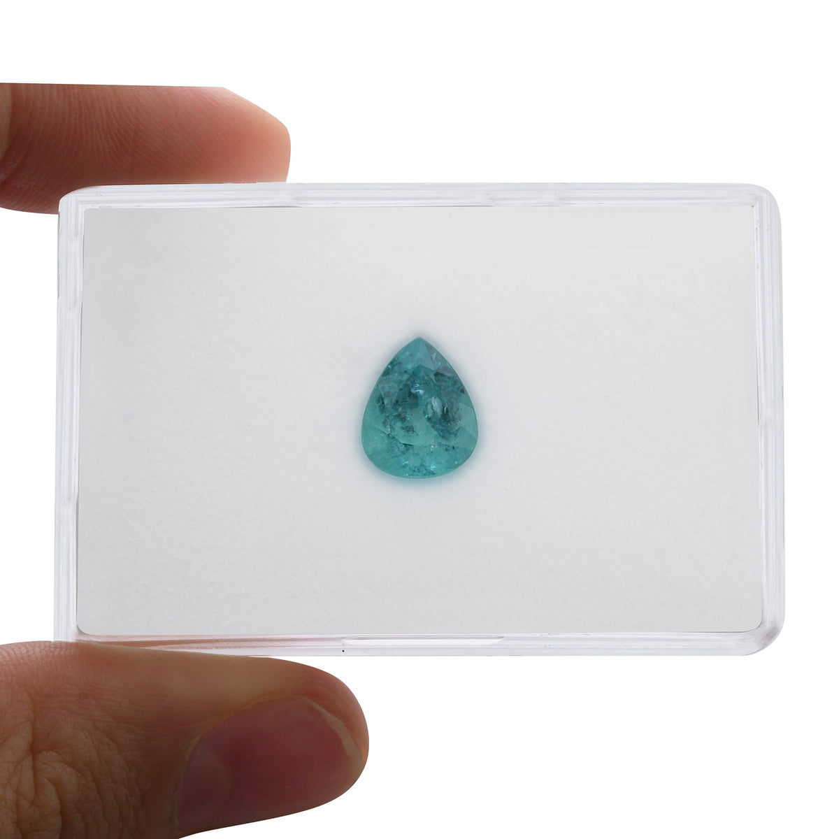 Birnenförmiger Turmalin | 3,4 ct | Blau | Ref. 720990