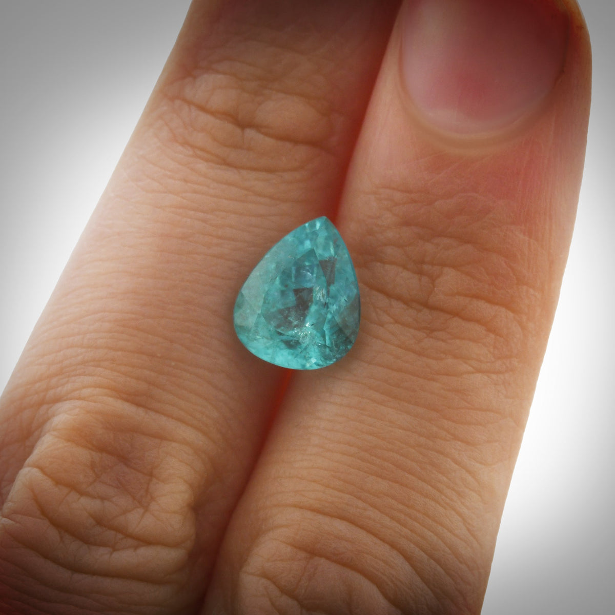 Birnenförmiger Turmalin | 3,4 ct | Blau | Ref. 720990
