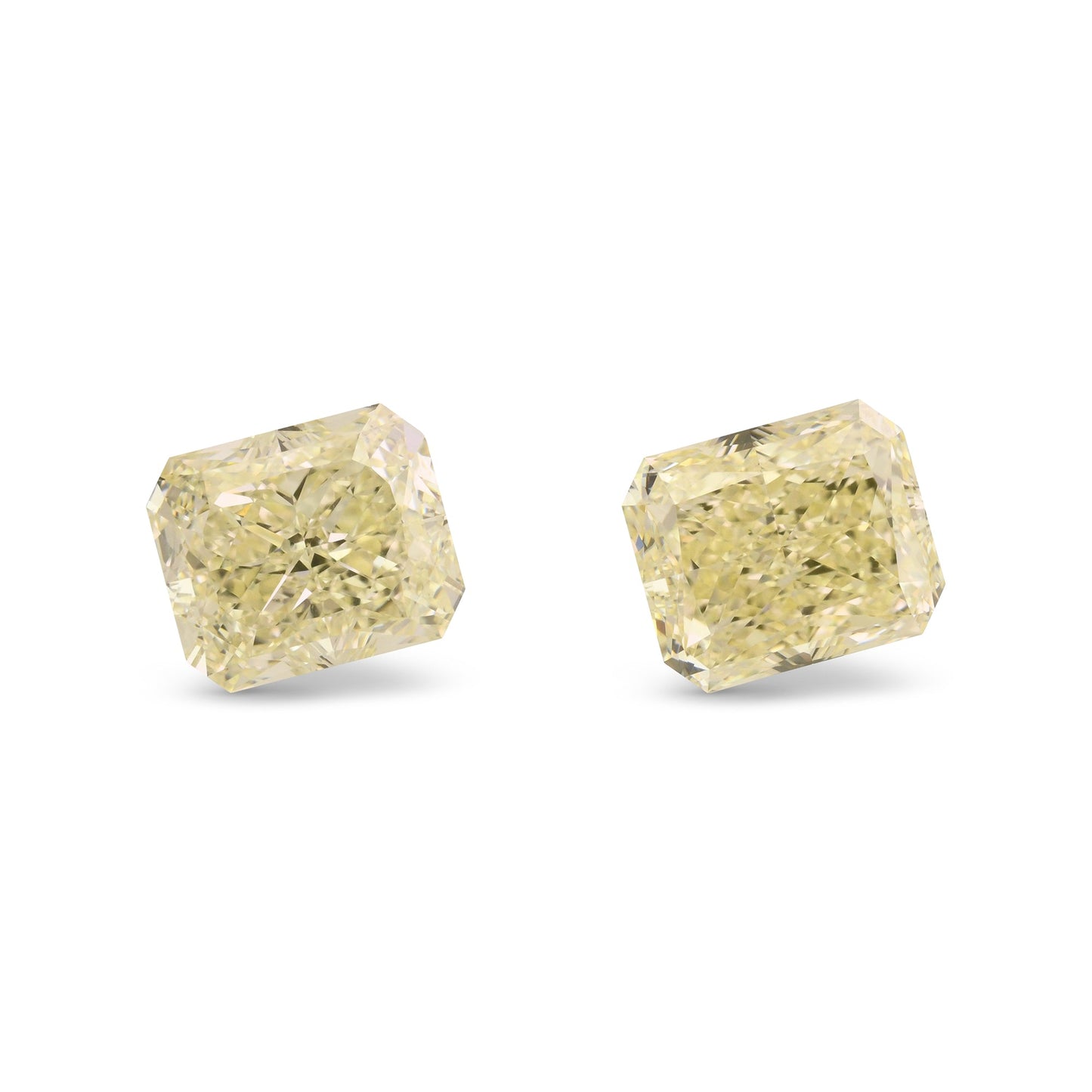 3,41 Karat hellgelbe, strahlende Diamanten, VS2, GIA