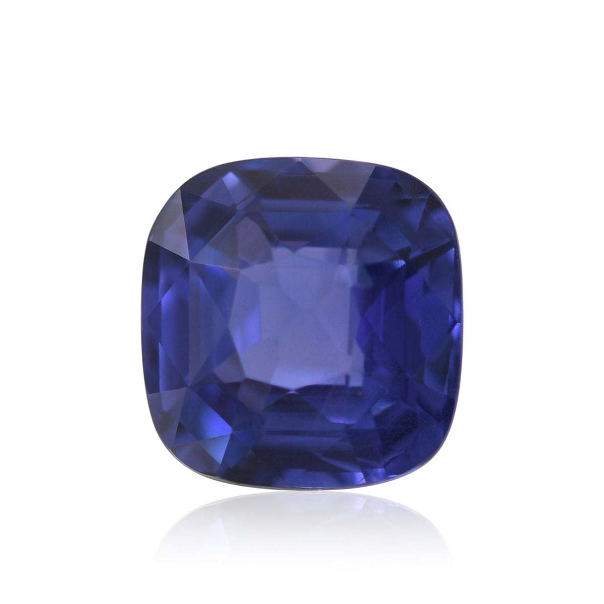 Kissenförmiger Saphir | 3,42 ct | Blau | GIA | Ref. 722686