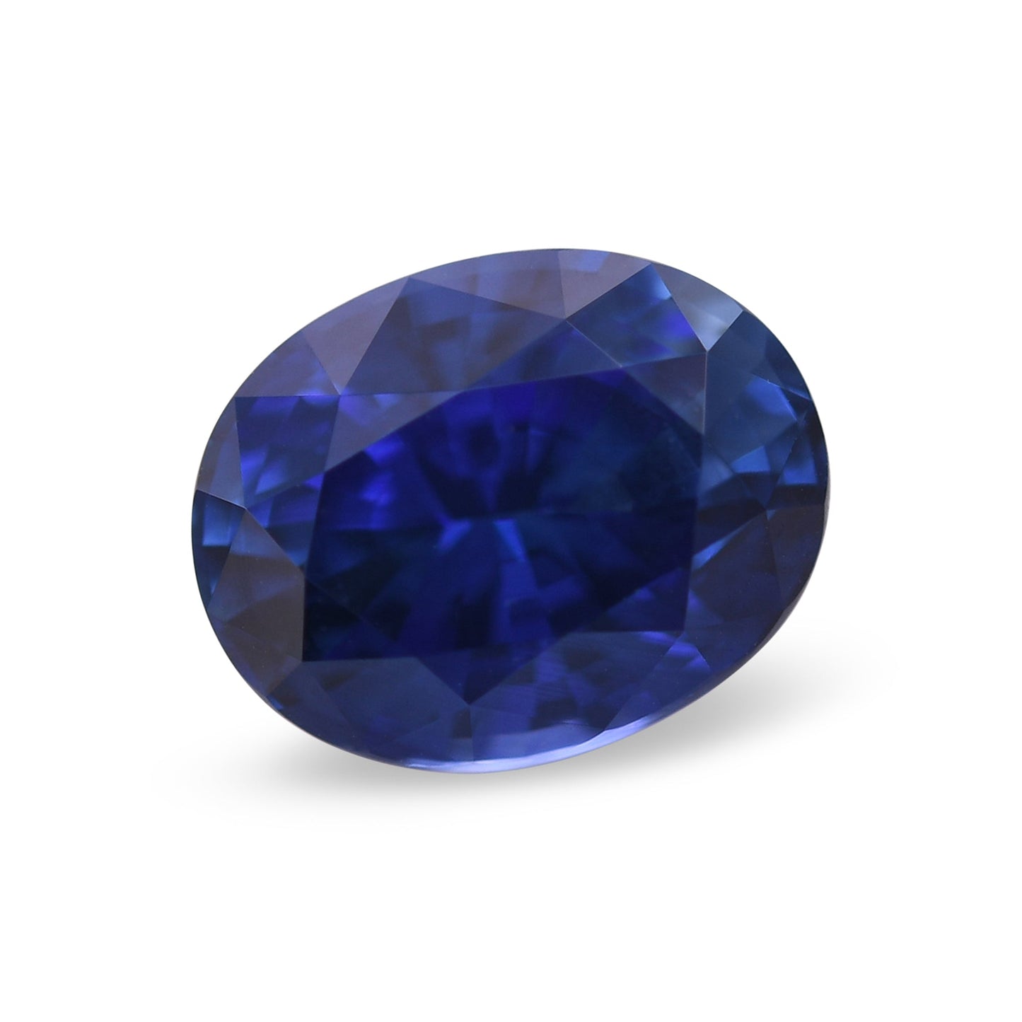 3,44 Karat blauer ovaler Saphir aus Sri Lanka (CD)