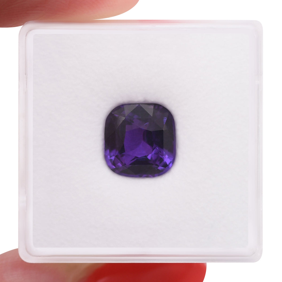 Kissenförmiger Saphir | 3,54 ct | Lila | GIA | Ref. 718621