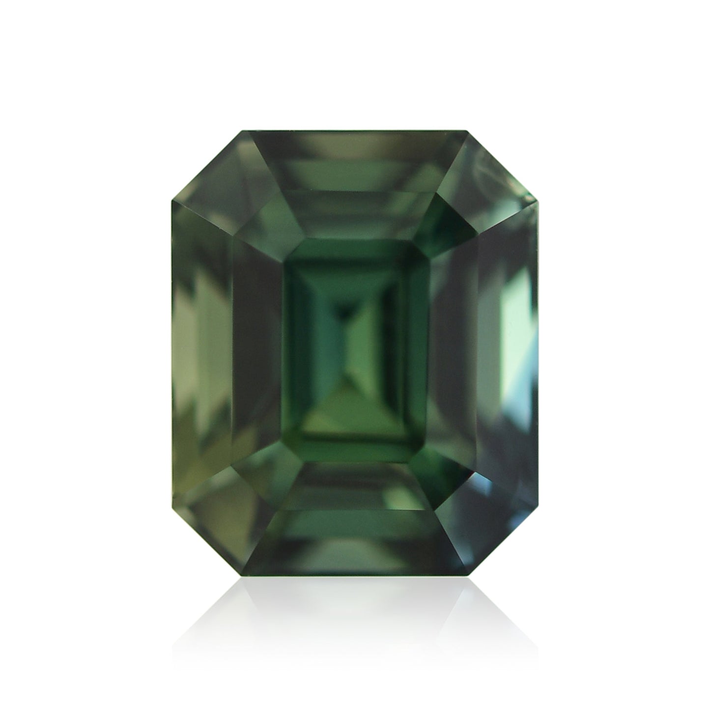 3,56 Karat Grüner Madagaskar Smaragd Saphir CD