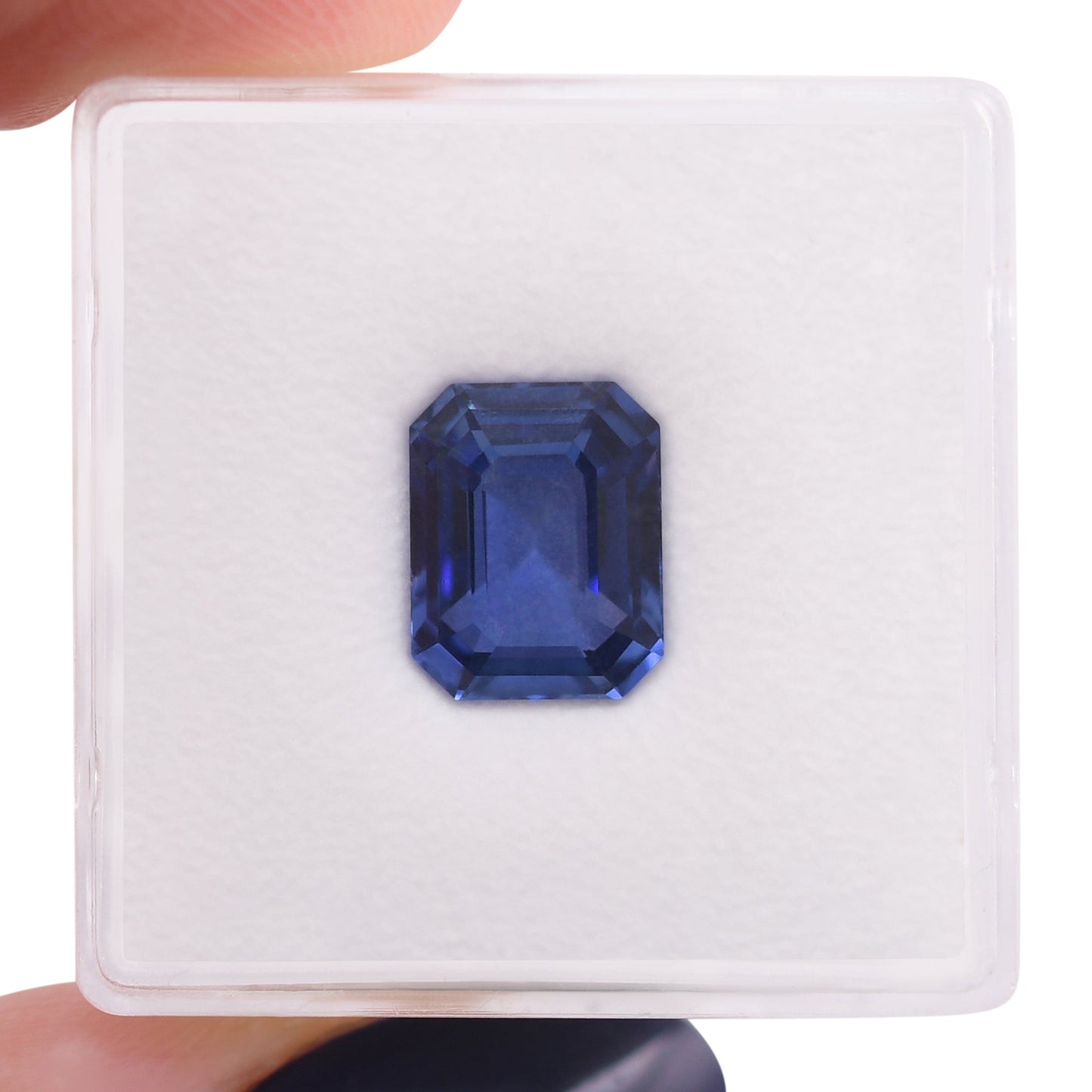 3,59 Karat Blauer Smaragd-Saphir CD aus Sri Lanka