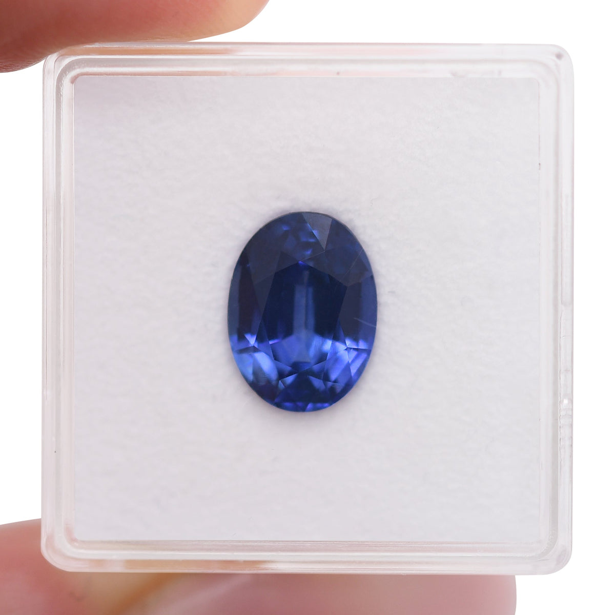 Ovaler Saphir | 3,59 ct | Blau | CD | Ref. 711351
