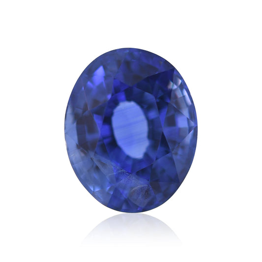 3,63 Karat blauer ovaler Saphir aus Sri Lanka, GIA