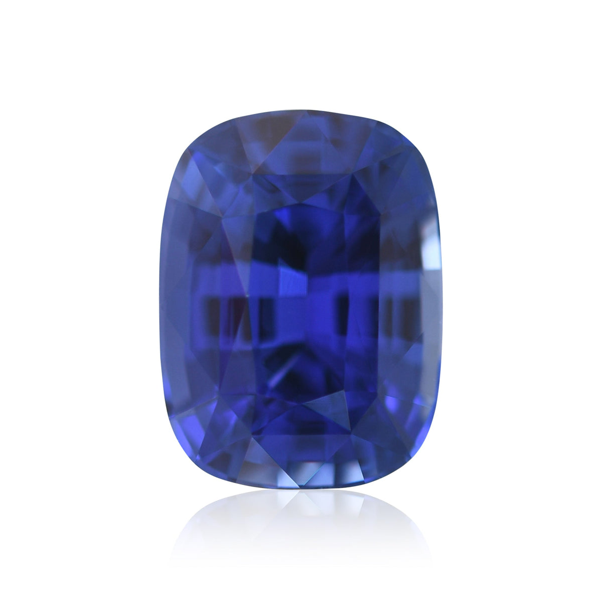 Kissenförmiger Saphir | 3,67 ct | Blau | CD | Ref. 719437