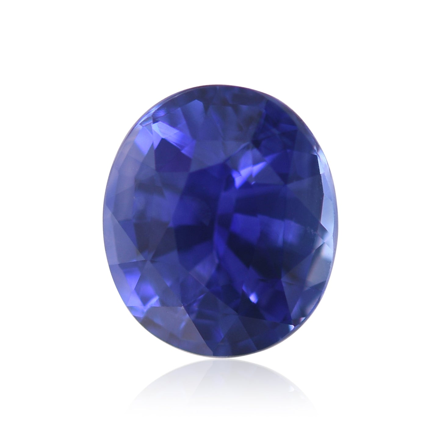 3,81 Karat blauer ovaler Saphir aus Sri Lanka (AGL)