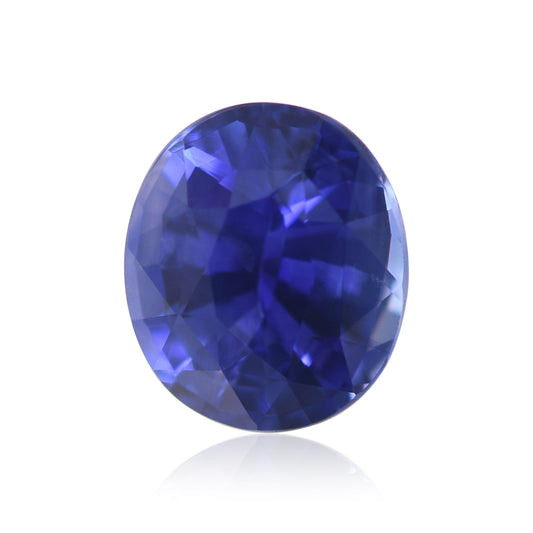 3,81 Karat blauer ovaler Saphir aus Sri Lanka (AGL)