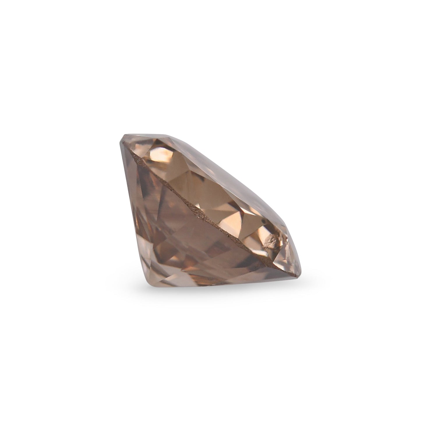 3,84 Karat Fancy Orange Brown Rundbrillant I1 GIA