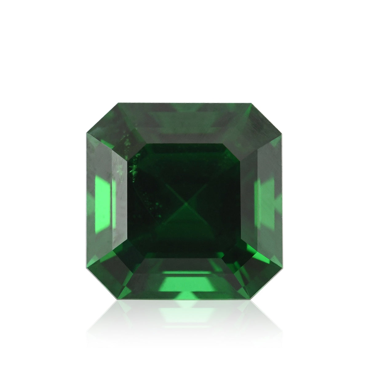 Asscher Gemstone | 3.93 ct | Green | GWLAB | Ref 724255