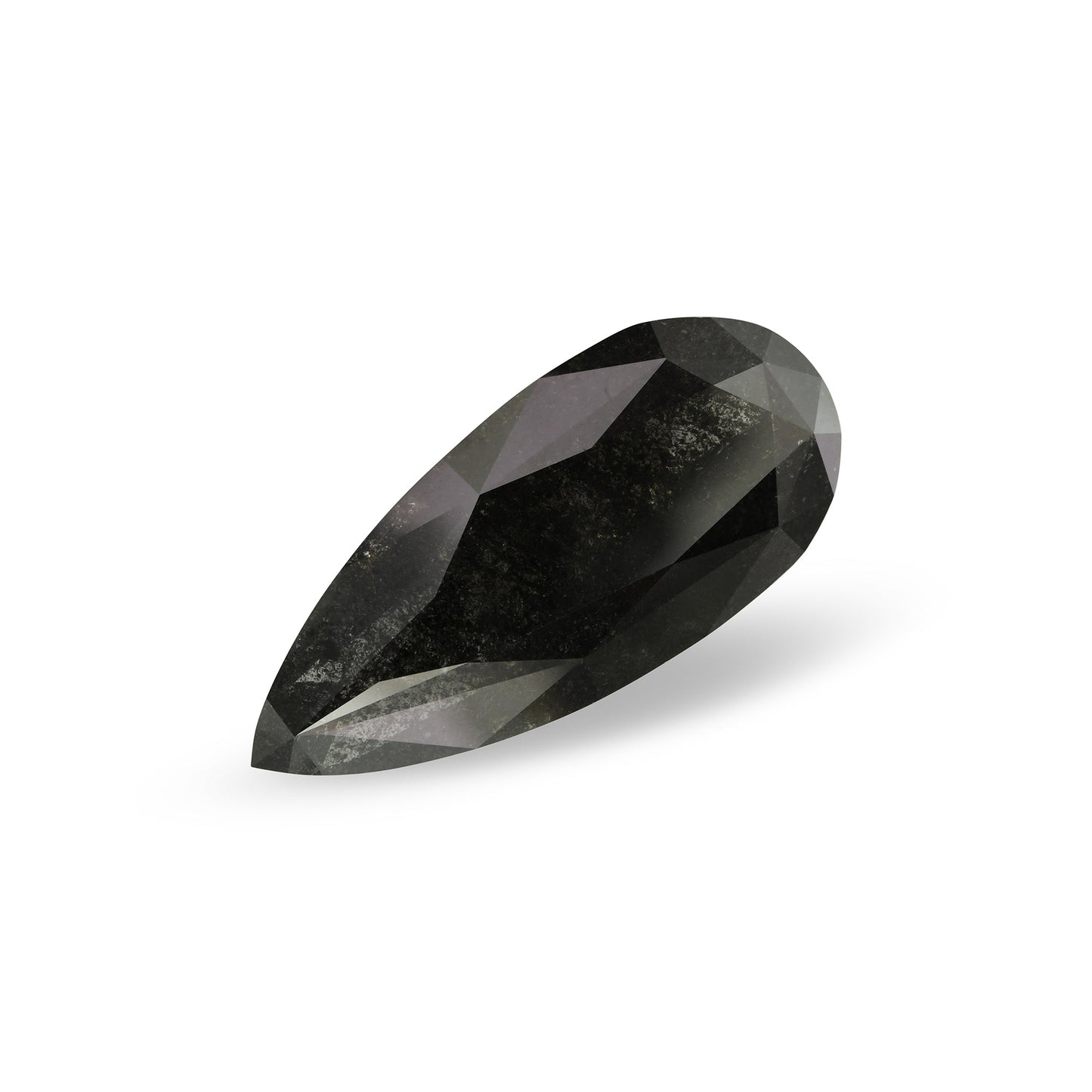 30,05 Karat Fancy Dark Gray Birnear Diamond GIA