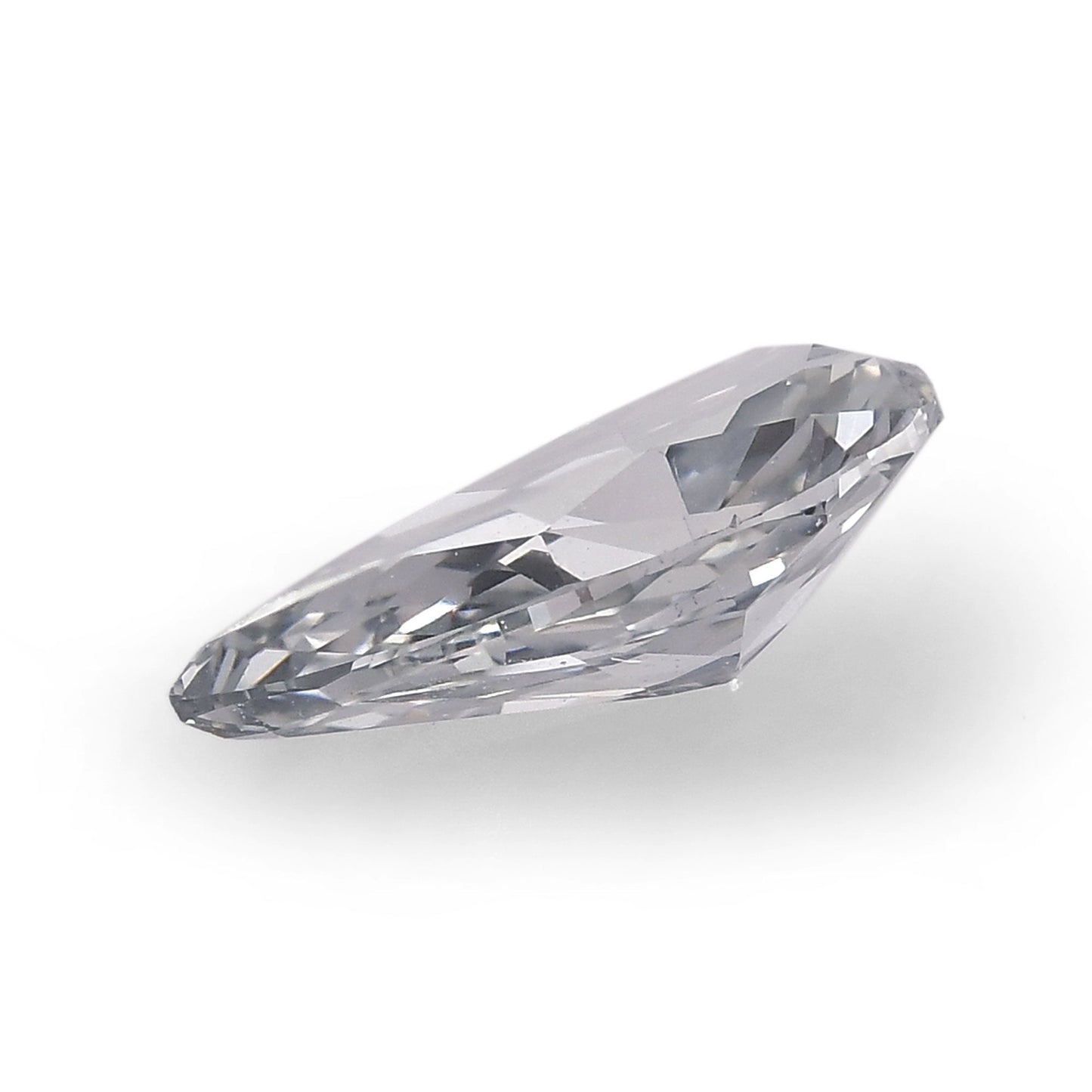 0,50 Karat Fancy Gray Blue Birnenförmiger Diamant SI1 GIA