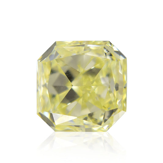 0.55 Carat Fancy Light Yellow Radiant Diamond (SI1)