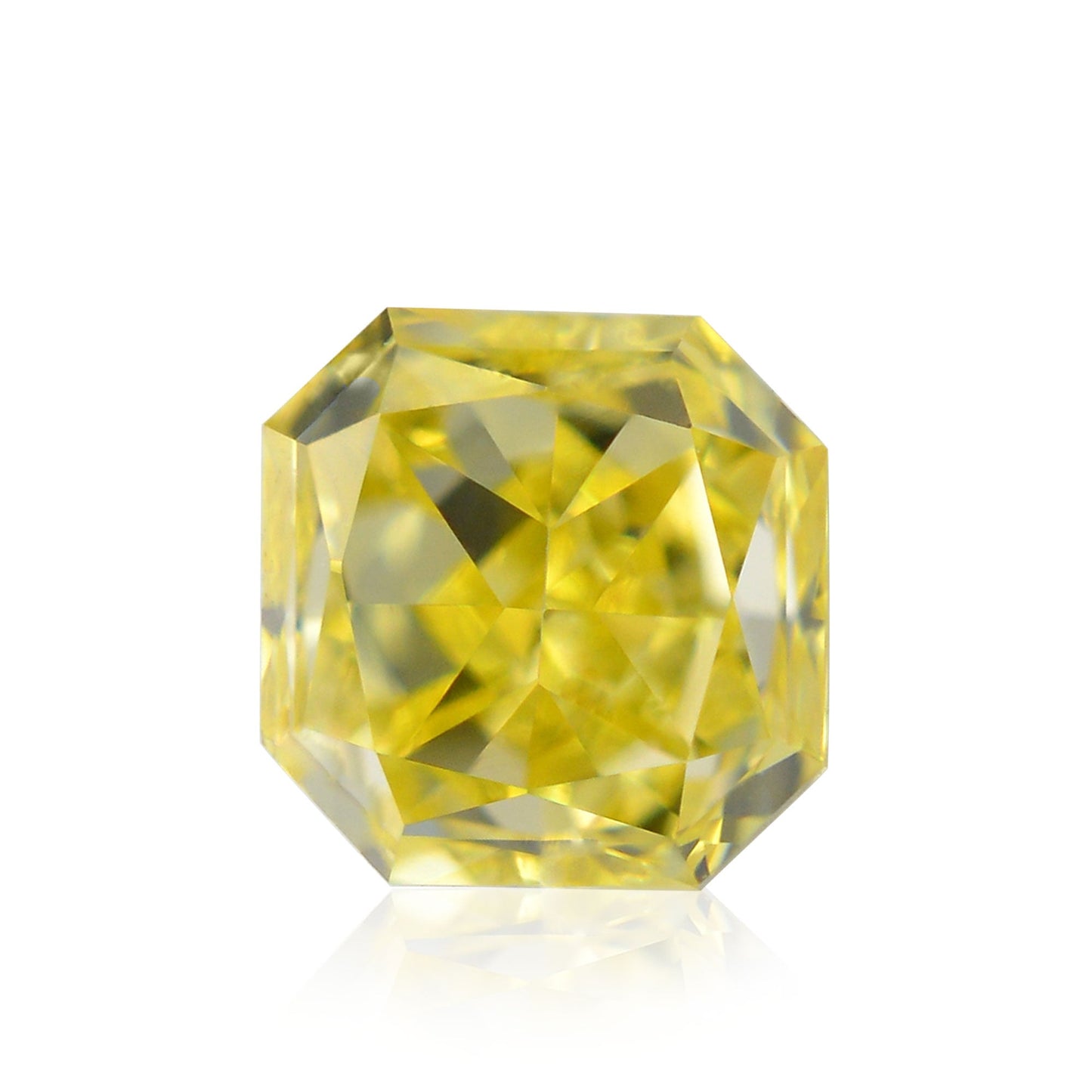 0,35 Karat Fancy Intense Yellow Radiant VVS1 IGI