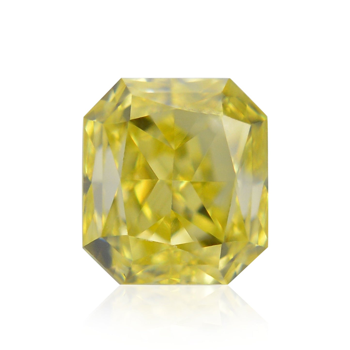 0,35 Karat Fancy Intense Yellow Radiant VS2 IGI