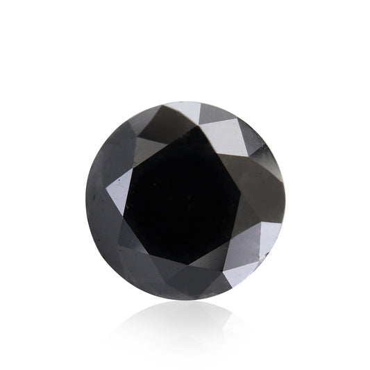 6,02 Karat Fancy Black Brillant-Diamant, GIA-zertifiziert