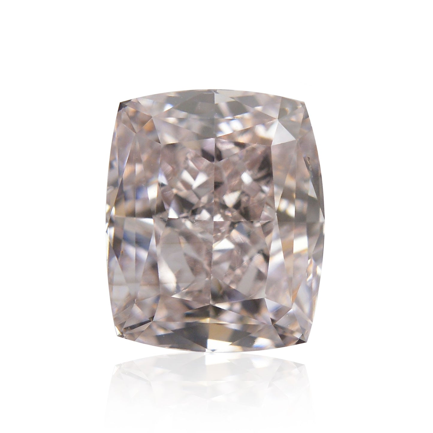 1,06 Karat Fancy Pinkish Brown Cushion Diamond VS2 GIA