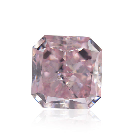 0.89 Carat Fancy Intense Purplish Pink Radiant Diamond SI2 GIA