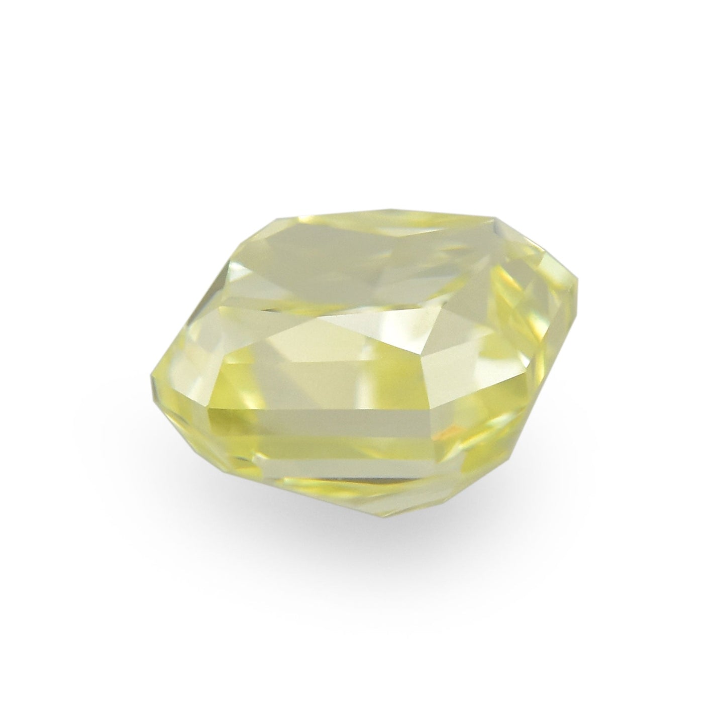 0,37 Karat Fancy Light Yellow Radiant Diamant VS2 IGI