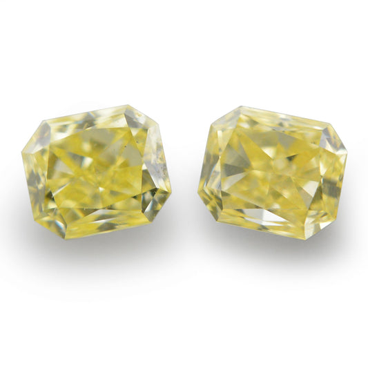 0,45 Karat Fancy Yellow Radiant Diamanten (VS)