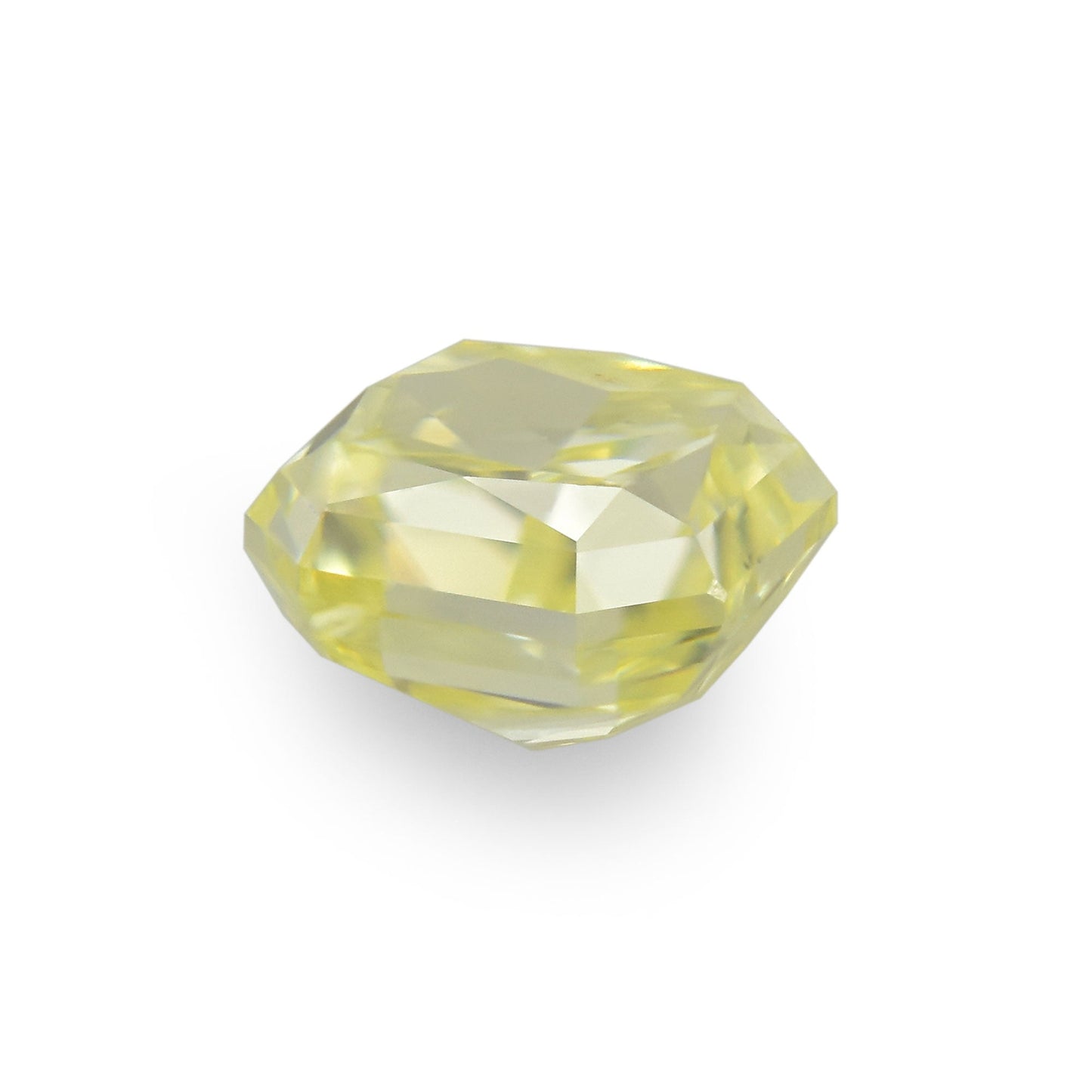 0,37 Karat Fancy Light Yellow Radiant Diamant VS2 IGI