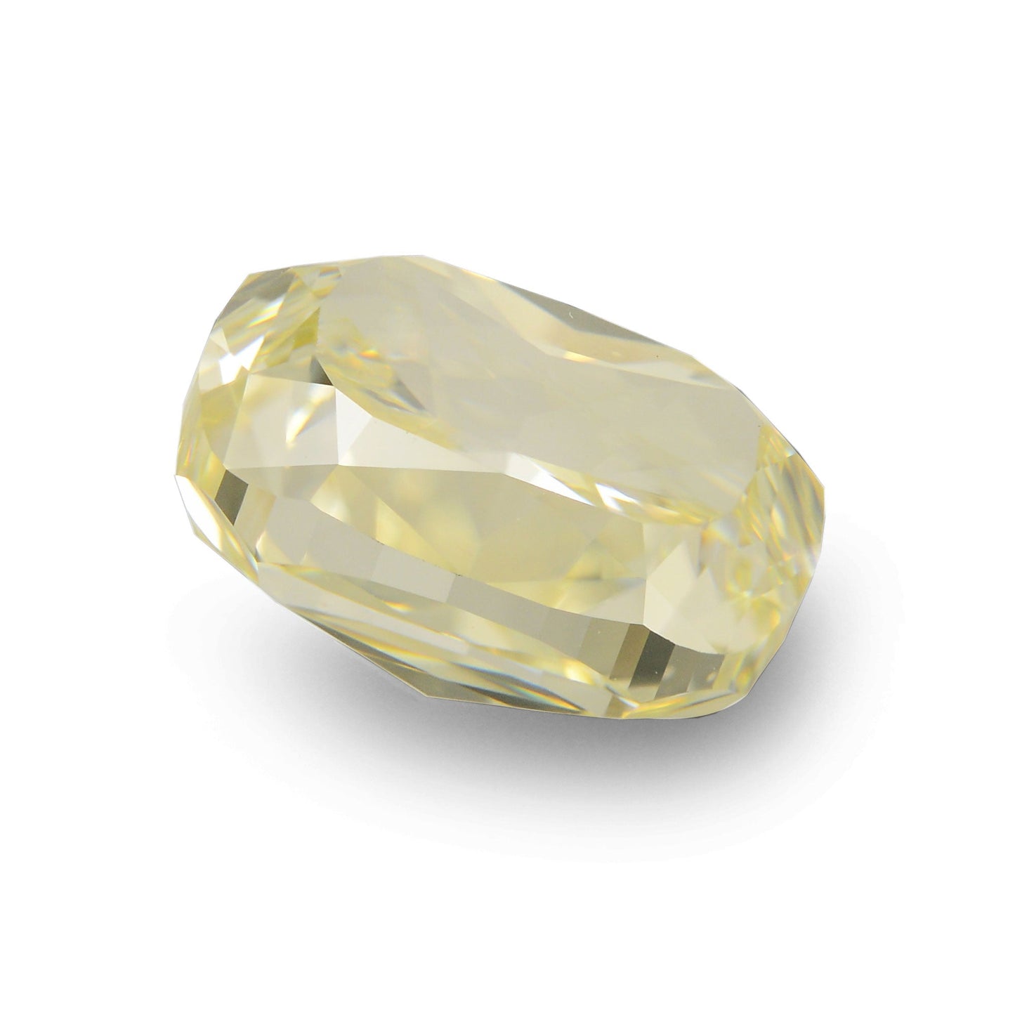 2,20 Karat Fancy Yellow Cushion Diamond VS1 GIA