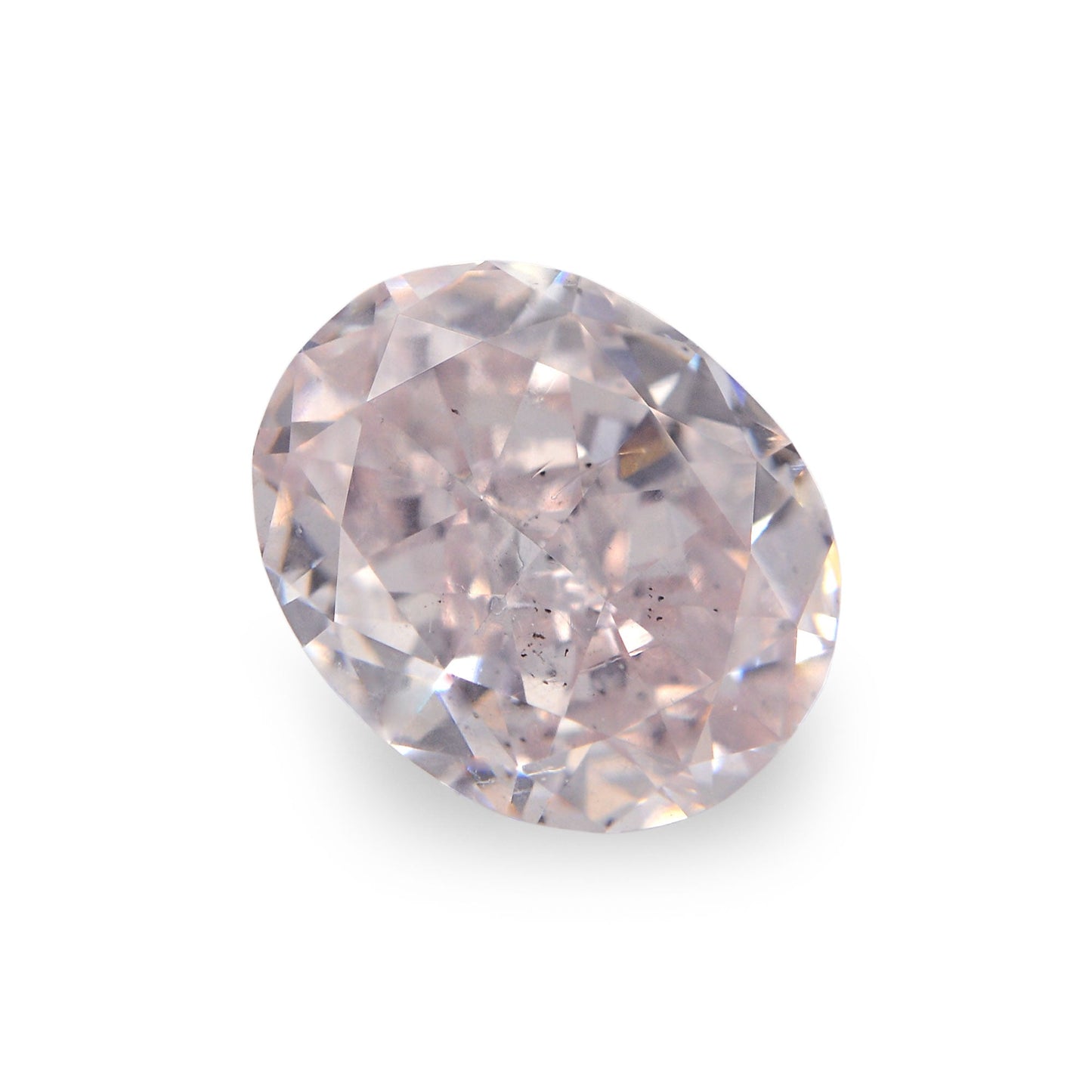 1,58 Karat Fancy Purple Pink Ovaler Diamant SI2 GIA